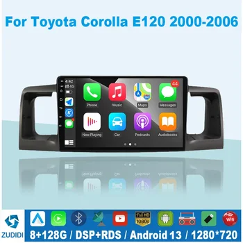Za Toyota Corolla E120 e 120 BYD F3 2001 2007-2011 DSP IP 8G RAM-a, Android 13.0 4G NETO Avto Radio Multimedijski Predvajalnik Videa Carplay
