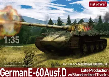 Zbiranje Model UA35030 1/35 GermanE-60 Ausf.D Pozno Proizvodnje w/Standardizirani Skladbe Model Komplet