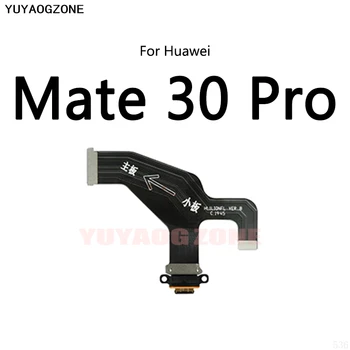 30PCS/Veliko Za Huawei Mate 30 Pro Lite USB Charge Dock Vmesnik Vtičnico, Jack Vtič Priključek Flex Kabel za Polnjenje Odbor Modul